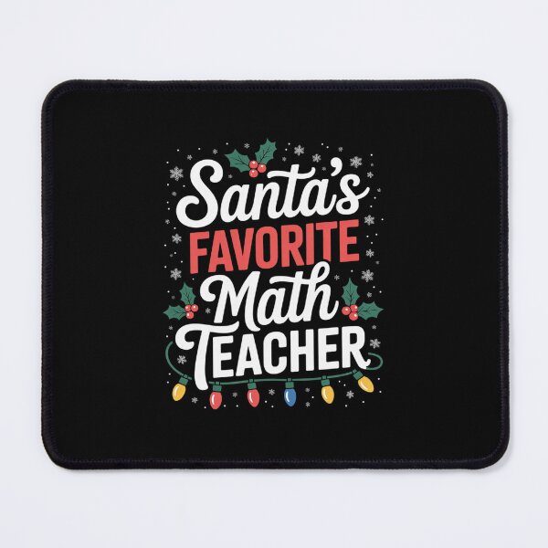Item preview, Xmas Lighting Santa's Favorite Math Teacher Christmas designed and sold by MarkLeedsArt.
