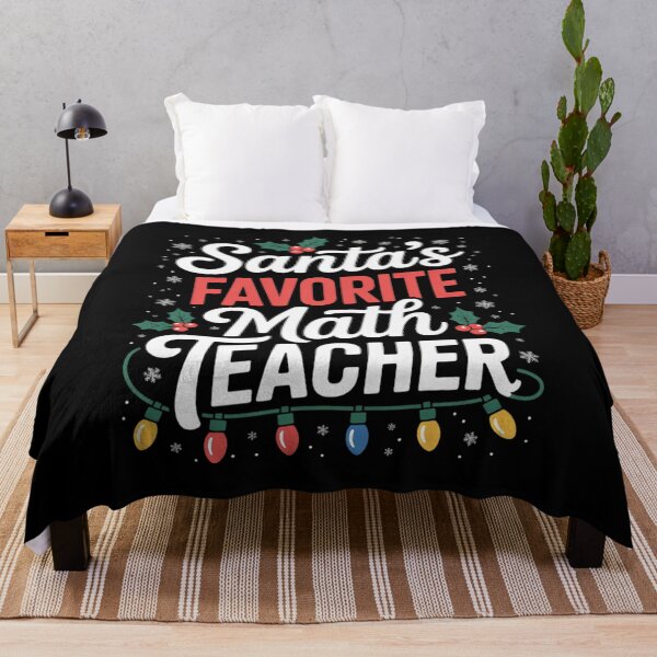 Item preview, Xmas Lighting Santa's Favorite Math Teacher Christmas designed and sold by MarkLeedsArt.