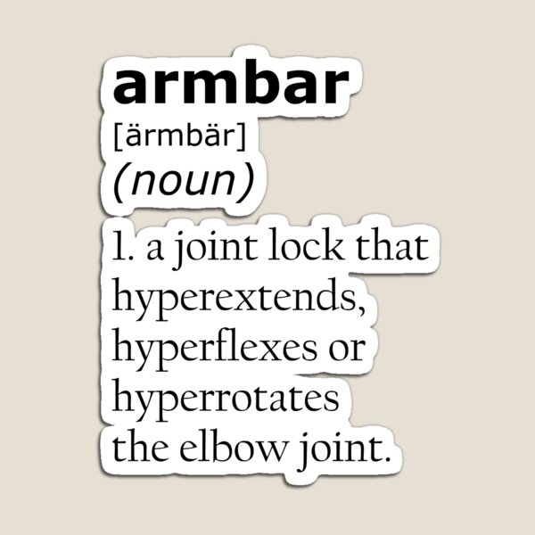 Armbar definition Magnet