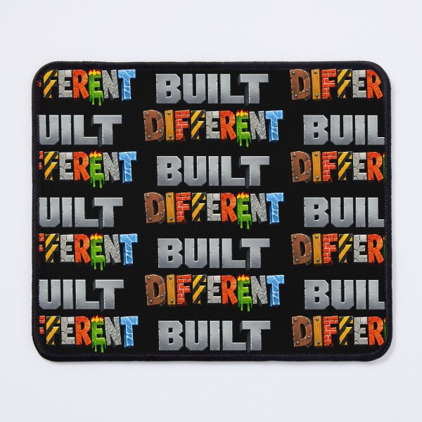 Item preview, Built Different Bold Material Typography Design Variant designed and sold by TeeTimeTreasure.