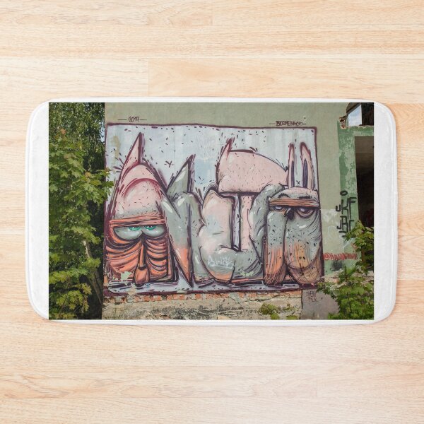 Item preview, Urban Art Graffiti Mural – Surreal Figures in a Lost Place (Street Art / Urbex Photography) designed and sold by MarkusUrbex.