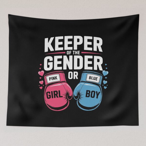 Item preview, Gender Reveal Party Keeper Of Gender Boxing designed and sold by MarkLeedsArt.