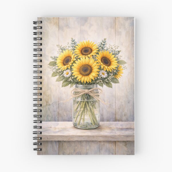 Item preview, Sunflowers in a Mason Jar designed and sold by PixelExpressStudio.