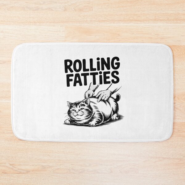 Item preview, Rolling Fatties Cat Kitten Owner Fat Cat designed and sold by joyouartArt.