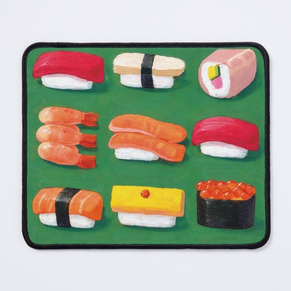 Item preview, Japanese Sushi Illustration designed and sold by FortuneAndFrame.