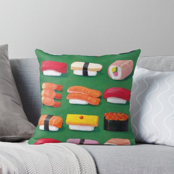 Artikelvorschau, Illustration von japanischem Sushi entworfen und verkauft von FortuneAndFrame.