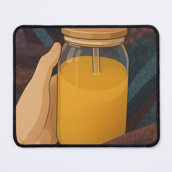 Item preview, Cozy Drink in a Blanket | Cute Warm Aesthetic Mason Jar Illustration designed and sold by Sepia soul.