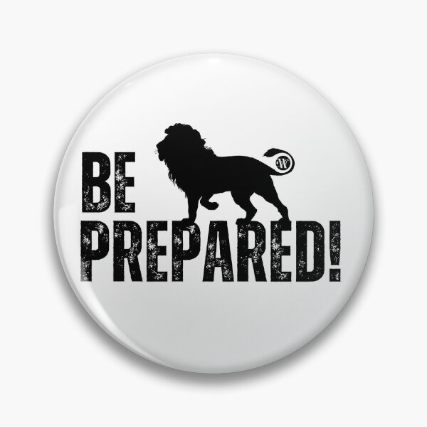 Item preview, Be Prepared designed and sold by WonderlandLaf.