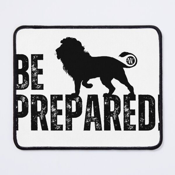 Item preview, Be Prepared designed and sold by WonderlandLaf.