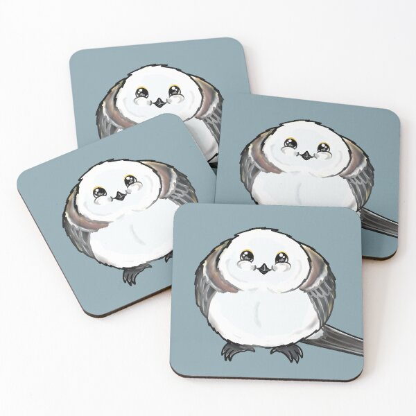 Item preview, Cute Fluffy Long Tailed Tit designed and sold by elizasunnycolor.