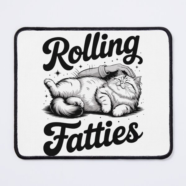 Item preview, Rolling Fatties Cat designed and sold by joyouartArt.