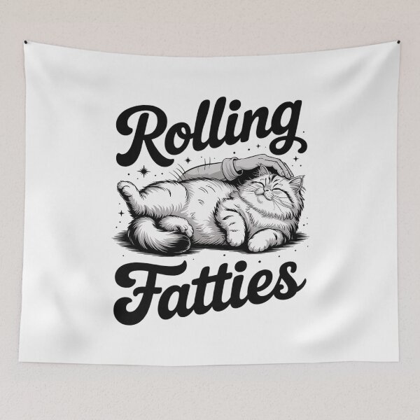 Item preview, Rolling Fatties Cat designed and sold by joyouartArt.