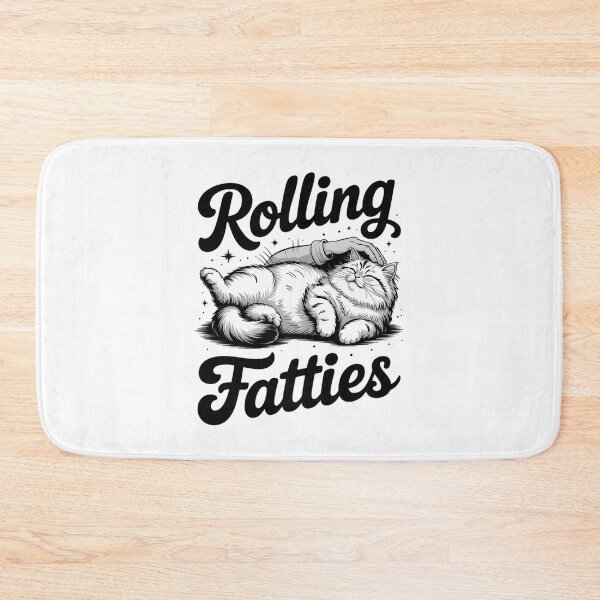 Item preview, Rolling Fatties Cat Cute Chubby Kitten Rolling designed and sold by joyouartArt.