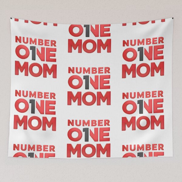 Item preview, Number One Mom – Bold 3D Typography Gift designed and sold by Psycho-Crazy.
