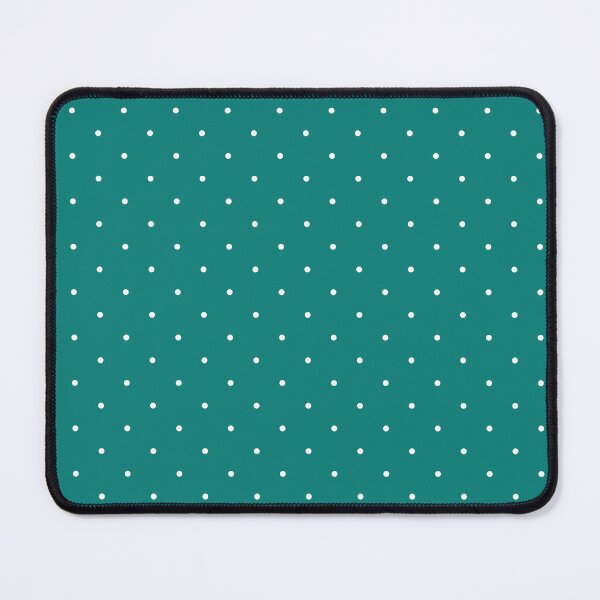 Item preview, White polka dots on teal background designed and sold by RishabhArts1.