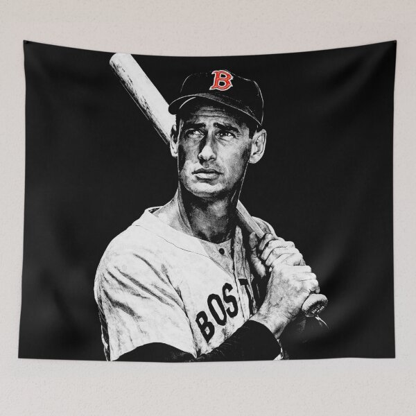 Item preview, Ted Williams Vintage Baseball Legend Portrait designed and sold by TheArtOfCar.