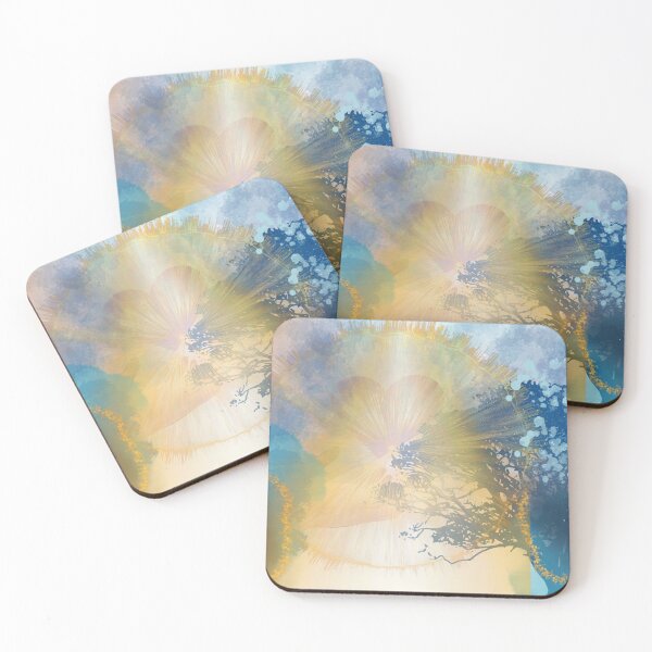 Item preview, Radiant Heart – Light in the Forest designed and sold by bohowhimsyart.