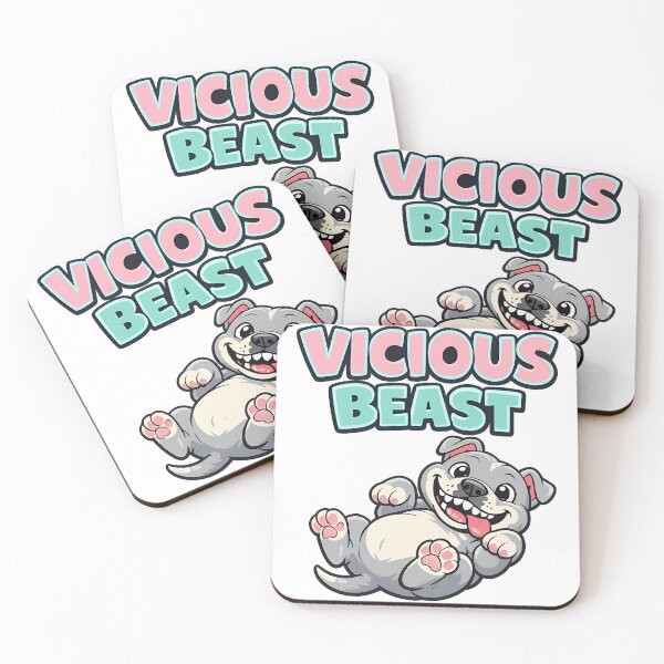 Item preview, Vicious Beast Funny Staffy Puppy designed and sold by BestFriendTees.