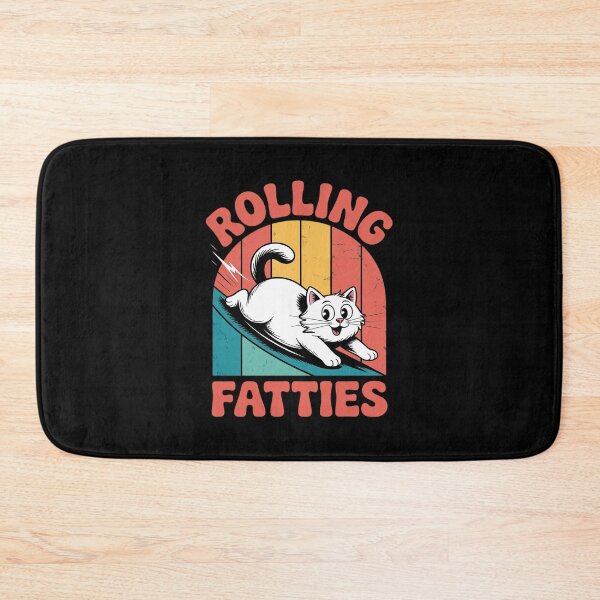 Item preview, Rolling Fatties Cat Lover Cat Mom Cat Dad Kitten Joke designed and sold by joyouartArt.