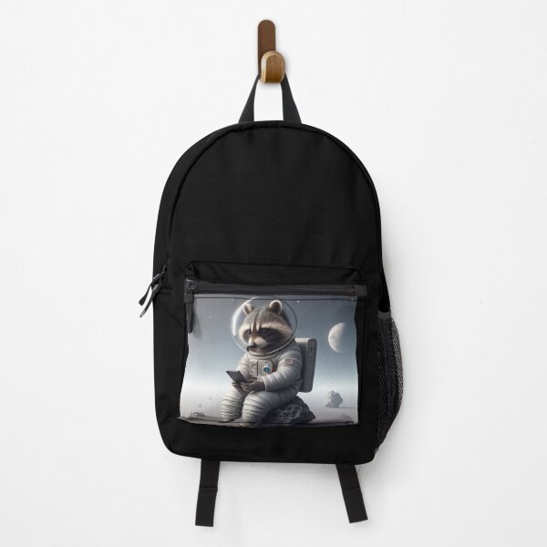 Item preview, Space Raccoon – Minimalist Asteroid Moment designed and sold by Dogandesighn.