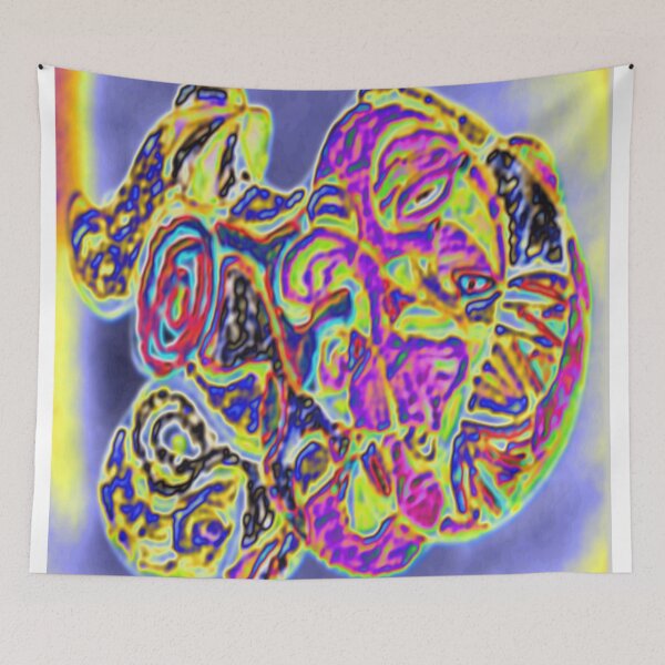 Item preview, psychedelic fossil in motion colorful geometric abstract design designed and sold by SmashingDeals.