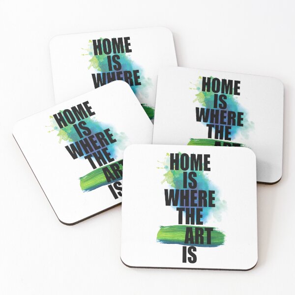 Item preview, Home Is Where the Art Is designed and sold by Art & Coffee.