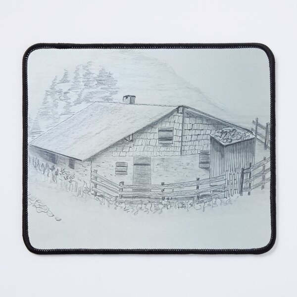 Item preview, Alpine hut near Sportgastein designed and sold by GiefingPrints.