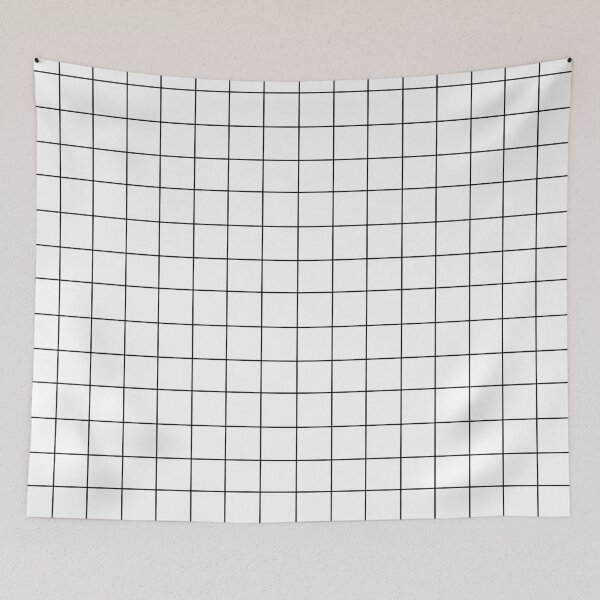 Item preview, Black and White Lines Grid designed and sold by OneThreeSix.