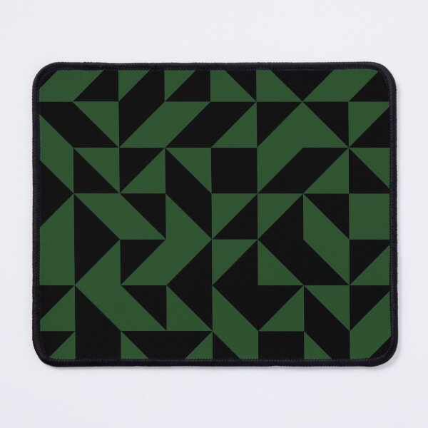 Item preview, Green and Black Geometric Shapes Pattern  designed and sold by OneThreeSix.