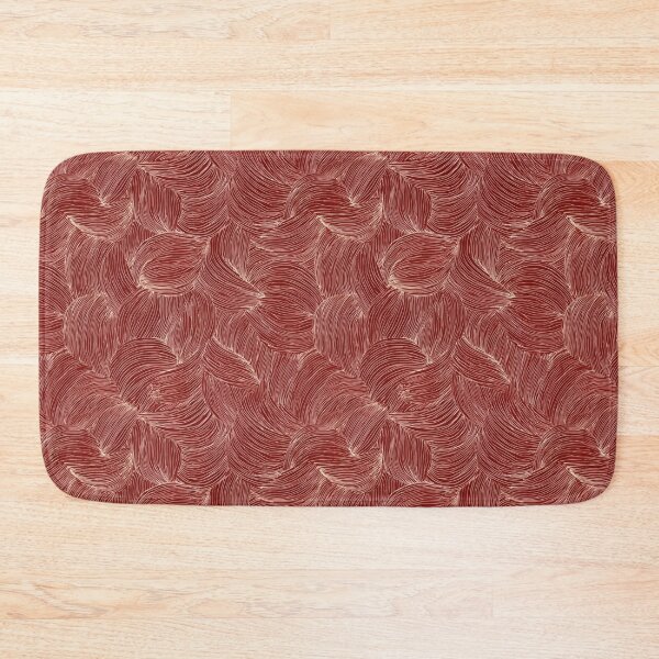 Item preview, Red Swirling Organic Linework Abstract Pattern designed and sold by Prismatect.
