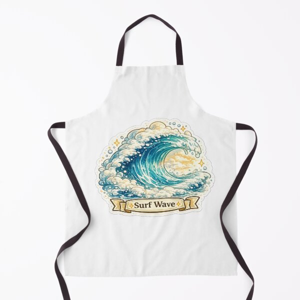 Item preview, Surf Wave | Ocean Power Illustration designed and sold by Wander Vibes.