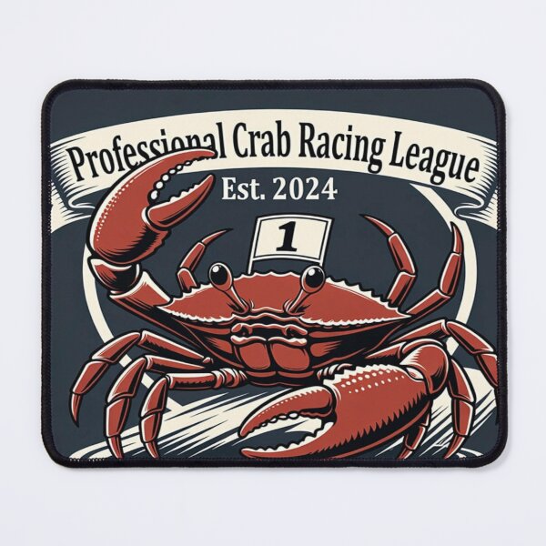Item preview, Pinch Me If You Can: Professional Crab Racing League – Founded in 2024 (because 2023 was too shocking).” designed and sold by umculi.