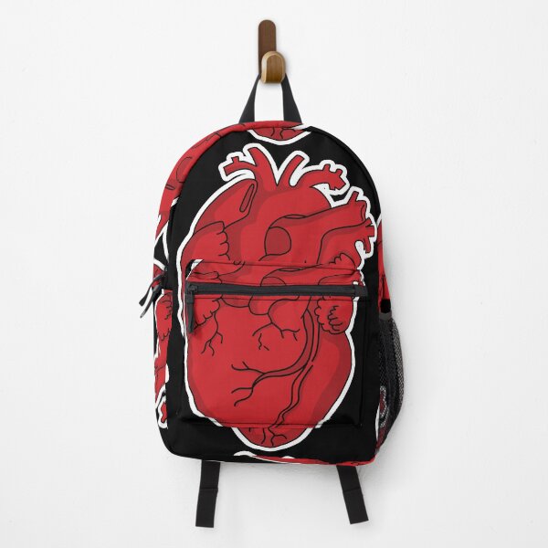 Item preview, Anatomical Red Heart 2D Art Design like a sticker designed and sold by shpolka.