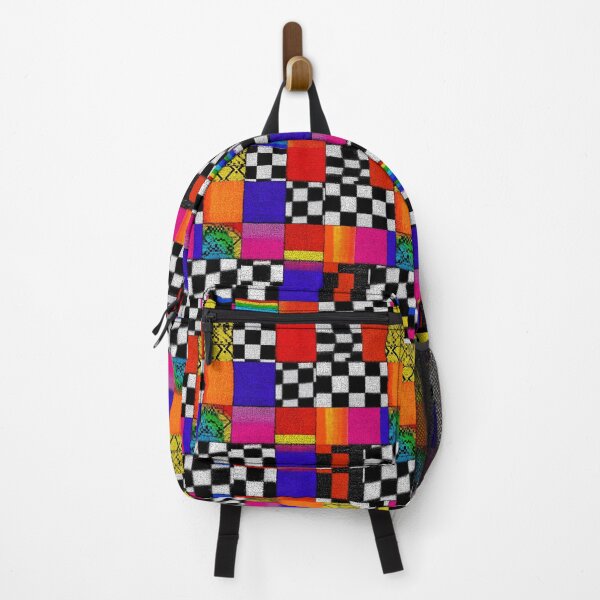 Item preview, Retro Glitch Patchwork Checkerboard Abstract Pattern designed and sold by Prismatect.