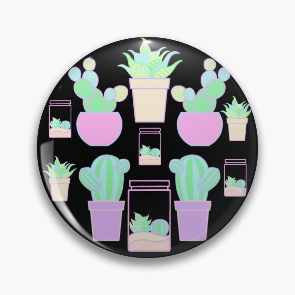 Item preview, Kawaii Pastel Cacti and Succulents  designed and sold by kitschandkawaii.