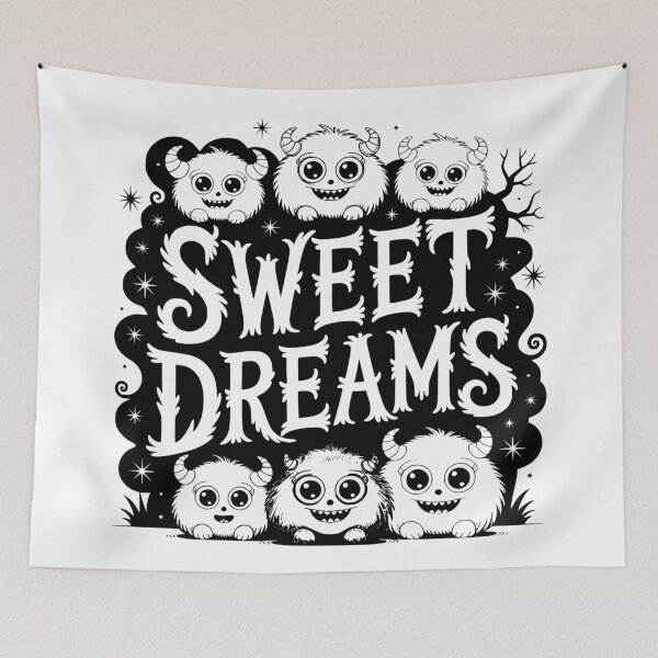 Item preview, Sweet Dreams Cute Monsters designed and sold by Shoot-The-Moon.