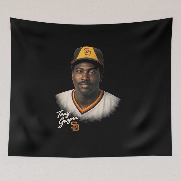 Item preview, Tony Gwynn Vintage Baseball Portrait Art designed and sold by TheArtOfCar.