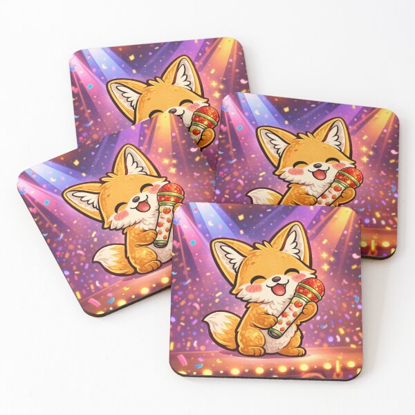 Item preview, Cute Fox Singer designed and sold by Eiraoff.