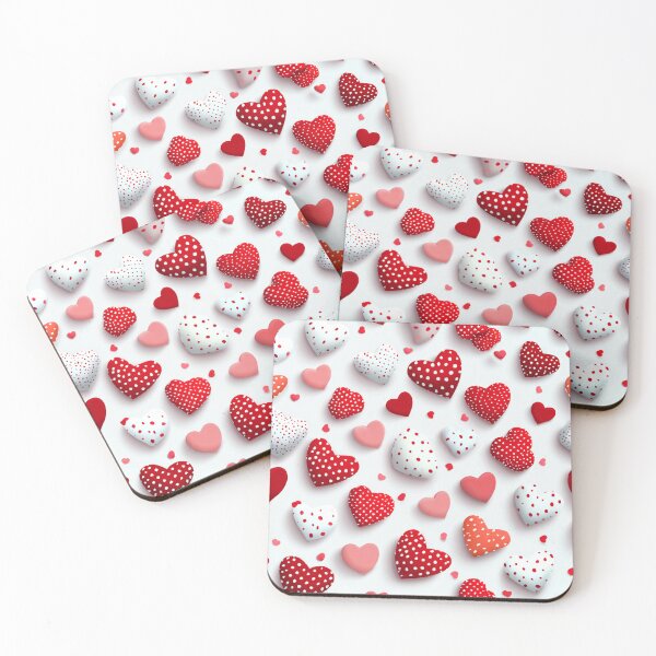 Item preview, Valentine's Day Candy Red And White Hearts Designs designed and sold by DEC02.