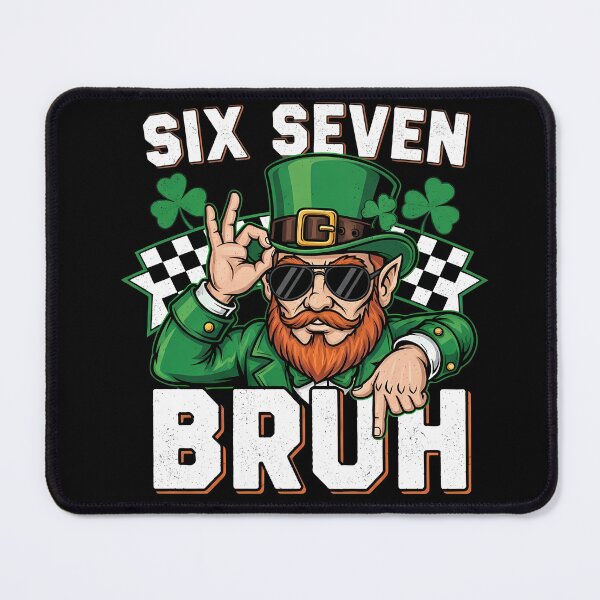 Item preview, six seven bruh happy st Patrick day 2026 designed and sold by VividDripCo.