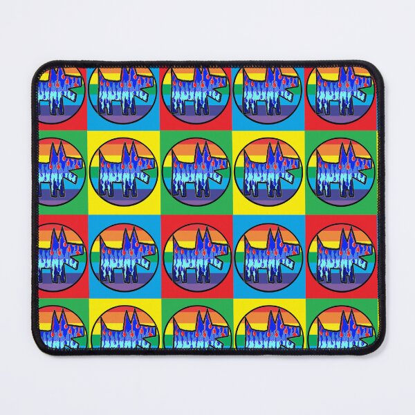 Item preview, dog drip pop art 678 designed and sold by LowEndGraphics.