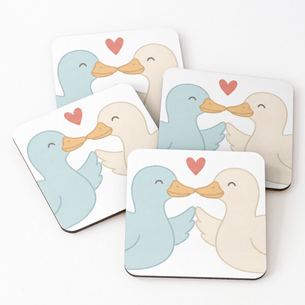 Item preview, Couple of Ducks Valentines Birds  designed and sold by Kondi-Art.