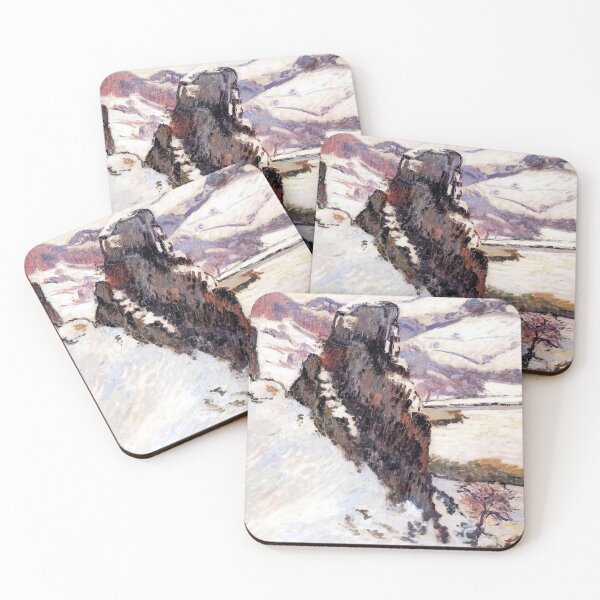 Item preview, Creuse Under The Snow - 1890 By Armand Guillaumin designed and sold by VeilOfPigments.