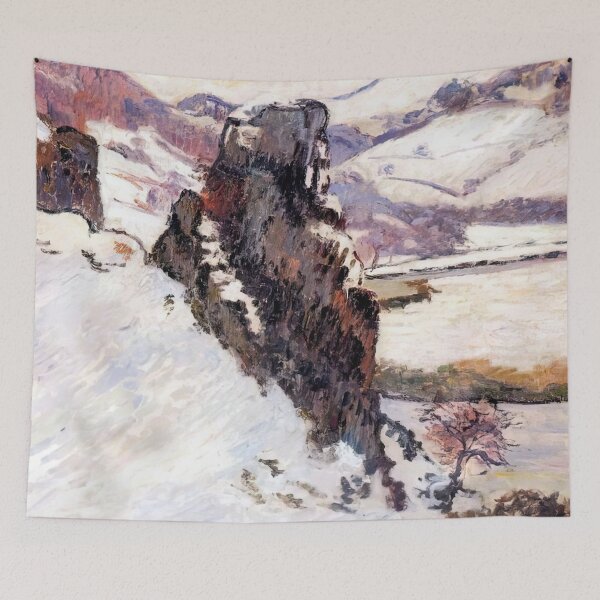 Item preview, Creuse Under The Snow - 1890 By Armand Guillaumin designed and sold by VeilOfPigments.