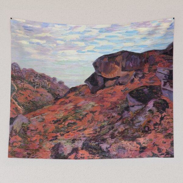 Item preview, Crozant, Les Monts Sedelle, Matin - 1895 By Armand Guillaumin designed and sold by VeilOfPigments.
