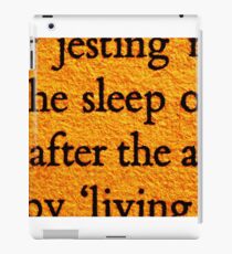 Typeface iPad Case/Skin