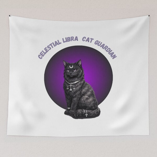 Item preview, Celestial Libra Cat Guardian designed and sold by Lavender-Kitty.