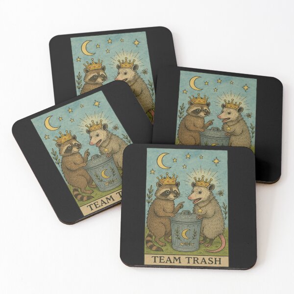 Item preview, Team Trash Tarot Card Racoon Opossum Lover Funny Halloween Long Sleeve , Opossum Gift For Mom Dad Kids designed and sold by Opossum GIFT ★★★★★.