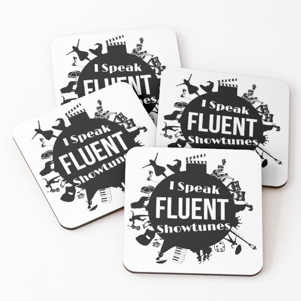 Item preview, I Speak Fluent Showtunes Broadway Edition - Black/White designed and sold by Flit & Co..