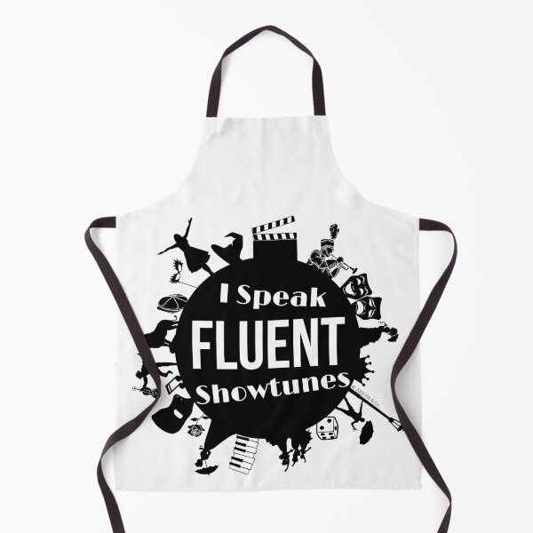 Item preview, I Speak Fluent Showtunes Broadway Edition - Black/White designed and sold by Flit & Co..